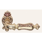 Soleil French Gold Door Handle on Rosette Linea Calì Vintage