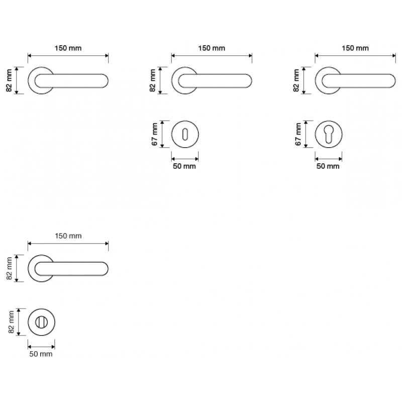 Soleil French Gold Door Handle on Rosette Linea Calì Vintage