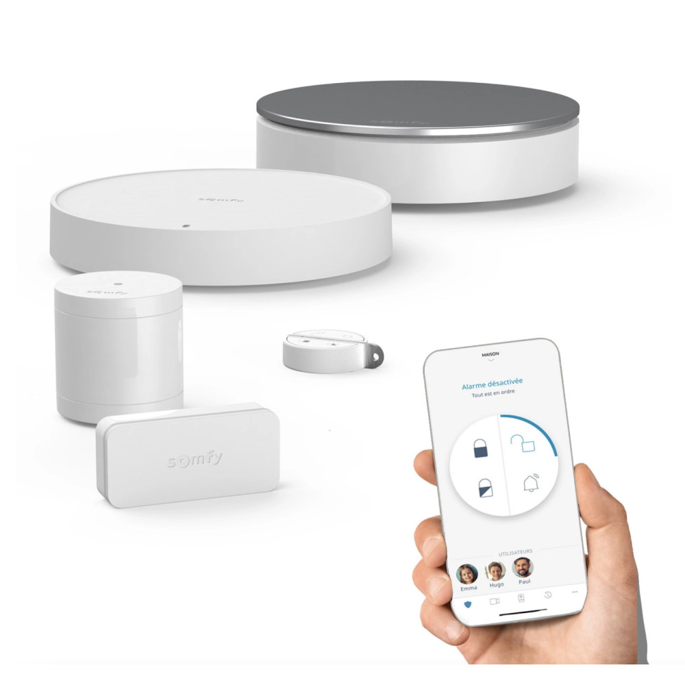 Somfy Protect Home Alarm Starter Pack Anti-theft for Small Areas