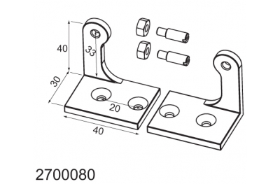 Pivoting Bracket for Horizontal Plane Applications WAY Mingardi