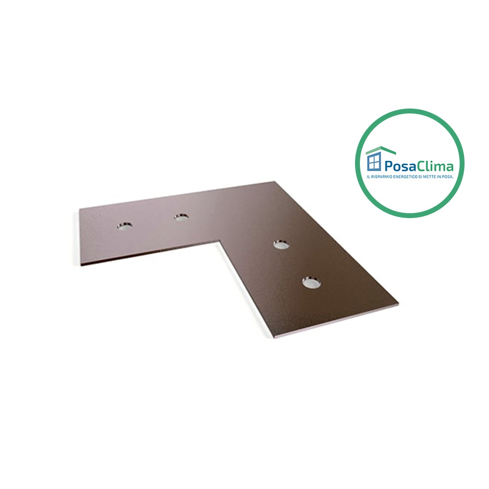 Alignment Plate in Galvanized Steel for Klima Pro PosaClima Counterframe