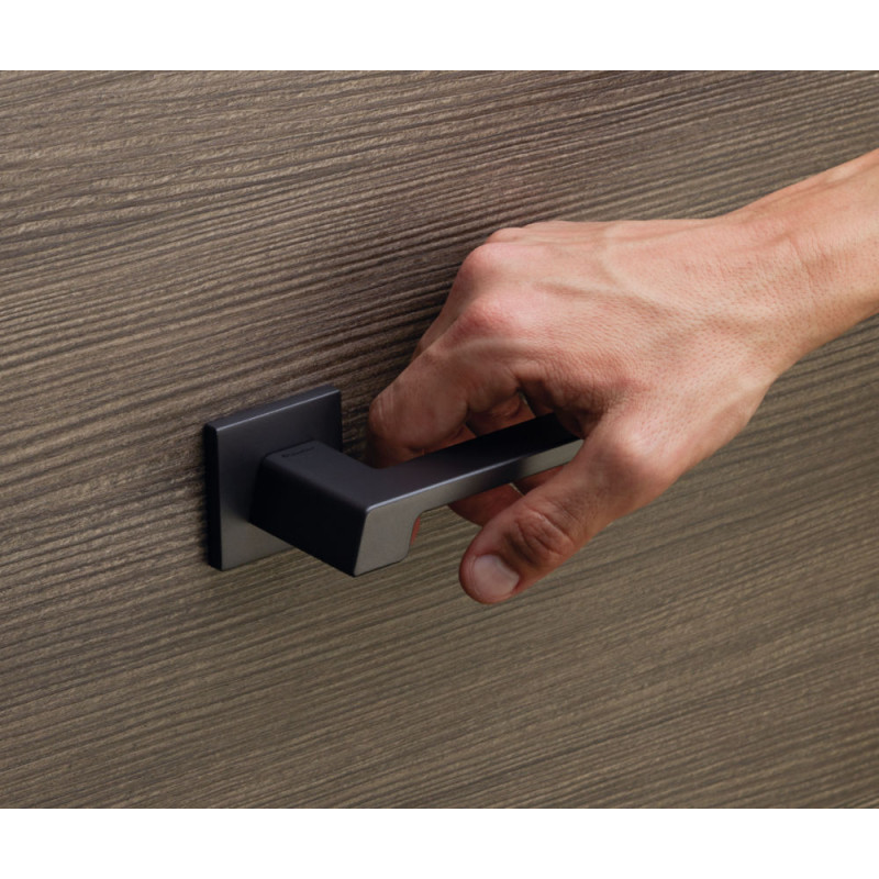 Stream Zincral Linea Calì - Door Handle with Lowered Rosette