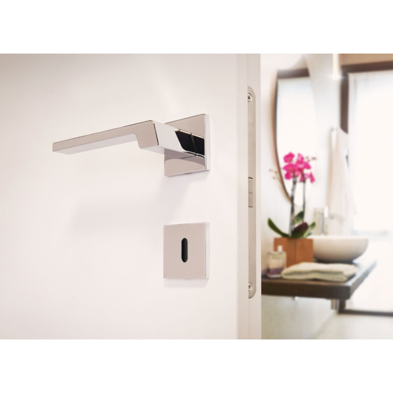 Stream Zincral Linea Calì - Door Handle with Lowered Rosette