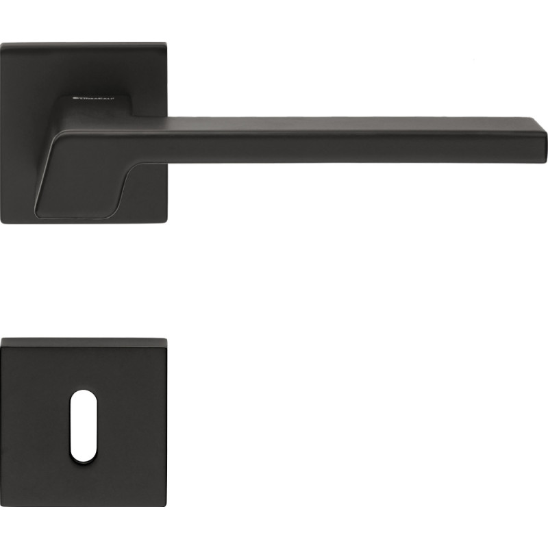 Stream Zincral Linea Calì - Door Handle with Lowered Rosette