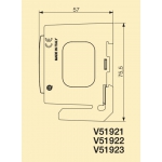 Support for DIN Rail for Installation of Vimar Devices