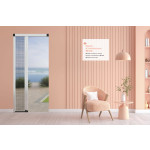 Switch4 PRIMED Lateral Roll-Up Mosquito Screen for Doors