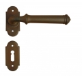 Tallin 4 Galbusera Door Handle with Rosette and Escutcheon Plate