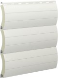 Aluminum Roller Shutter High Density Sipar T58 Curved Profile 12.8x55