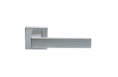 Techna Basic Manital Satin Chrome Pair of Door Lever Handles