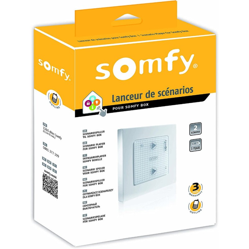 Remote Control for TaHoma with 2 Scenarios Somfy 2401221