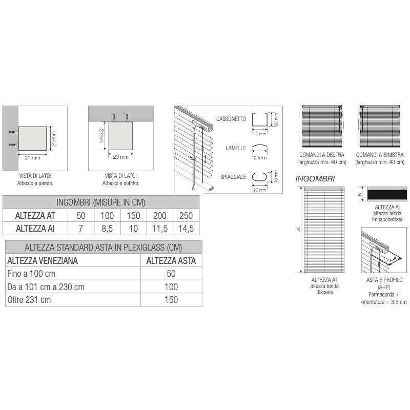 Aluminum Venetian Interior Blind with 12.5mm Slats