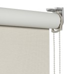 Blackout Roller Blind Ivory Solpor Viewtex