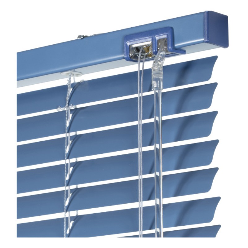 Venetian Blind in Aluminum Slats 25mm Blue Sizes to Choice