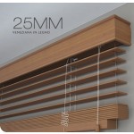 Wooden Venetian Blind 25 mm Made to Measure in Italy Centanni