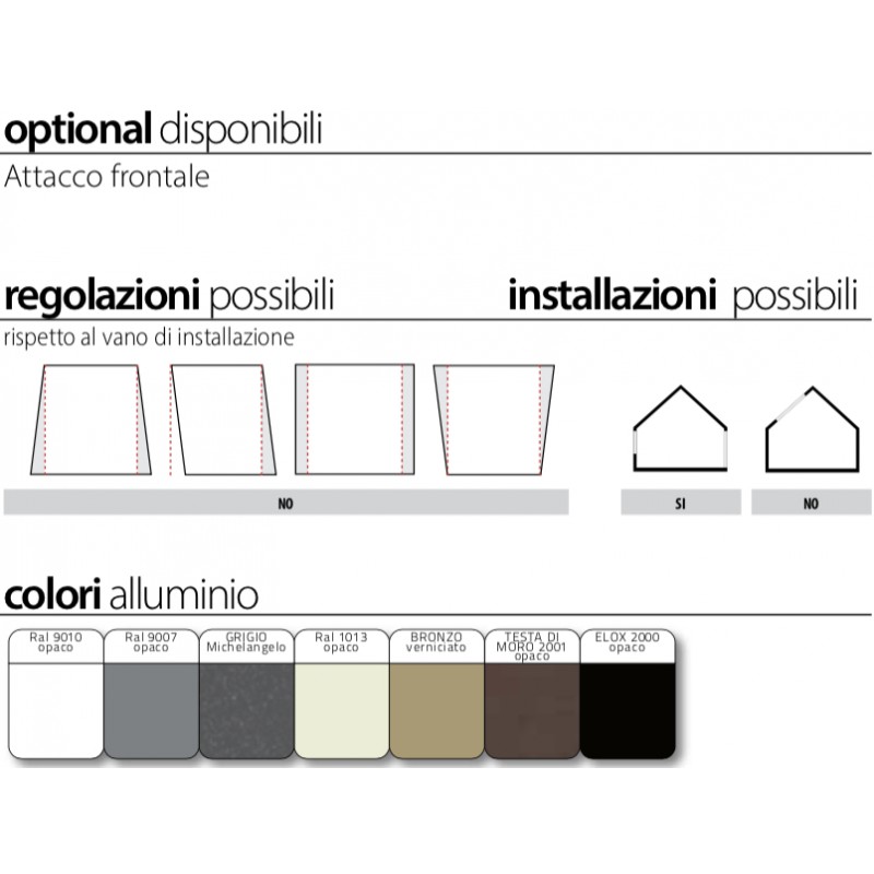 Earth Chain Curtain with Filtering Fabric in Polyester 42mm Living Bettio