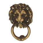 Lion Head Brass Knocker for Door PFS Pasini