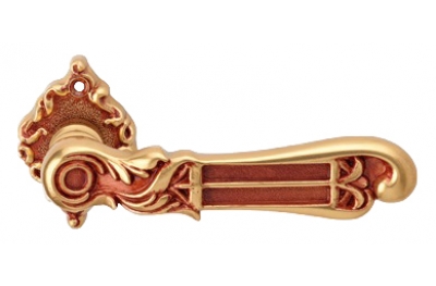 Tiffany French Gold Door Handle on Rosette Linea Calì Vintage