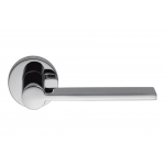 Tool Polished Chrome Door Handle on Rosette Architecture Michele De Lucchi for Colombo Design
