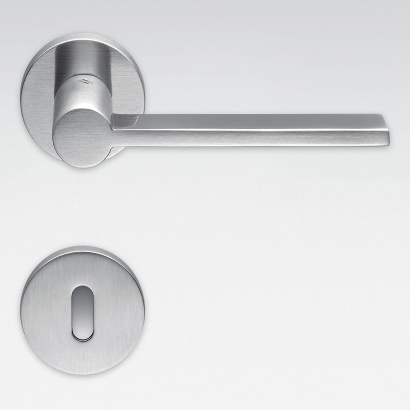 Robotre Bronze Door Handle on Rosette Ideal for Vintage Modern House by Colombo Design