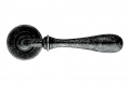 Tosca Aged Iron Effect Door Handle with Rosette in Shubby Chic Style Linea Calì
