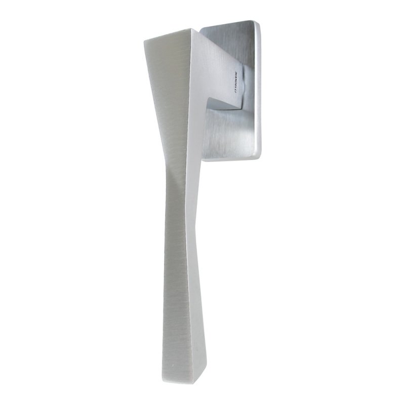 Twee Contemporary Door Handle on Rosette by Designer Massimo Cavana for Mandelli