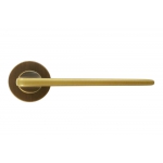 Twee Contemporary Door Handle on Rosette by Designer Massimo Cavana for Mandelli