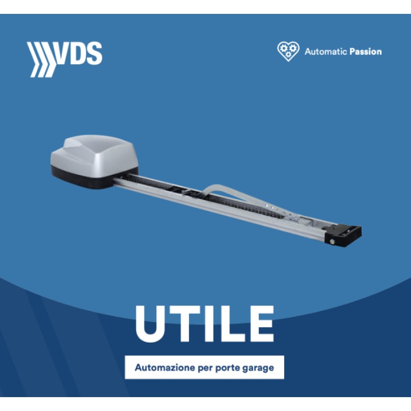 UTILE VDS Automation for Garage Trailed Gearmotor 24V