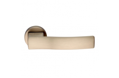 Vanessa Series Fashion forme Door Handle on Round Rosette Frosio Bortolo Ideal for Architects