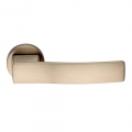 Vanessa Series Fashion forme Door Handle on Round Rosette Frosio Bortolo Ideal for Architects