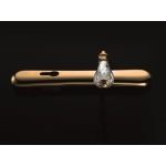 Veronica Door Handle on Plate Linea Calì Crystal