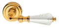 Veronica Crystal Linea Calì Door Handle Gold with Swarovski