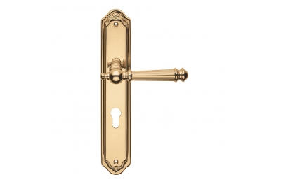 Veronica Series Epoque forme Door Handle on Plate Frosio Bortolo With Decorative Frame