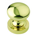 Victoria Arieni 101/C Door Knob Ø50 mm Brass with Screw-On Rose