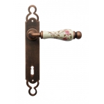 Wien Galbusera Door Handle with Plate