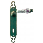 Wien Galbusera Door Handle with Plate