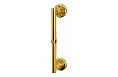 Vienna Straight Pull Handle With Roses With Screw Covers in Classic Style Not Passing Bal Becchetti