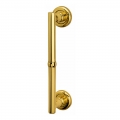 Vienna Straight Pull Handle With Roses With Screw Covers in Classic Style Not Passing Bal Becchetti