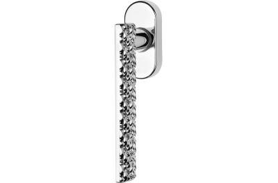 Vision Zincral Linea Calì Window Handle with Embossed Grip
