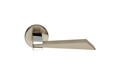 Wanda Series Fashion forme Door Handle on Round Rosette Frosio Bortolo With Different Materials