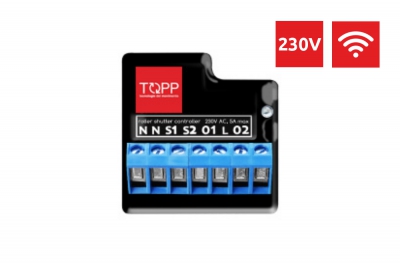 ShutterBox 230V Topp WiFi Device for the Control of Window Actuators