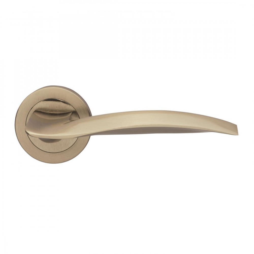 Wind Design Manital Satin Nickel Pair of Door Lever Handles
