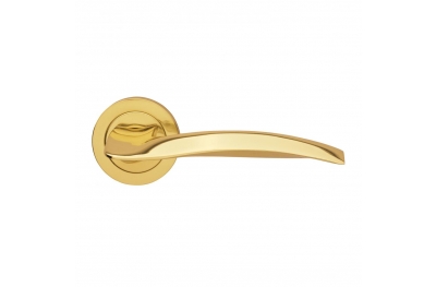 Wind Design Manital Polished Brass Door Lever Handles