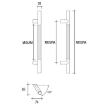 YOD.500 pba Handle Leather and stainless steel AISI 316L
