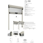 Vertical Anti-Bug Mosquito Net Officine Rami with Guides Zip 50