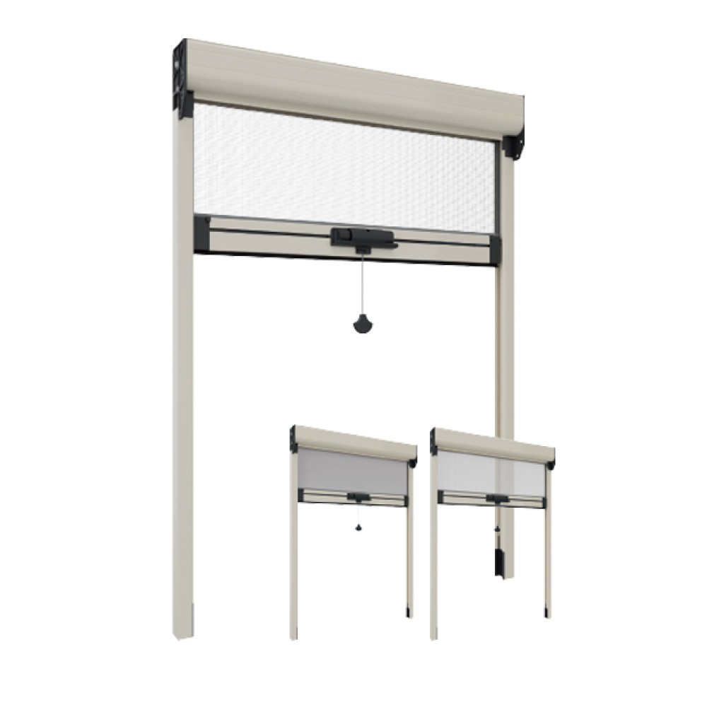 Vertical Anti-Bug Mosquito Net Officine Rami with Guides Zip 50