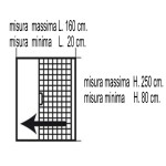 Mosquito Net Horizontal Roller for Door Reducible Measures IRS