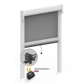 Winding Mosquito Net with Button and Magnetic Hook for Window Kiss 50 Zanzar Sistem