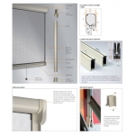 Mosquito Net Bettio Alfa Cassone rayed and Headphones Telescopic Vertical Spring