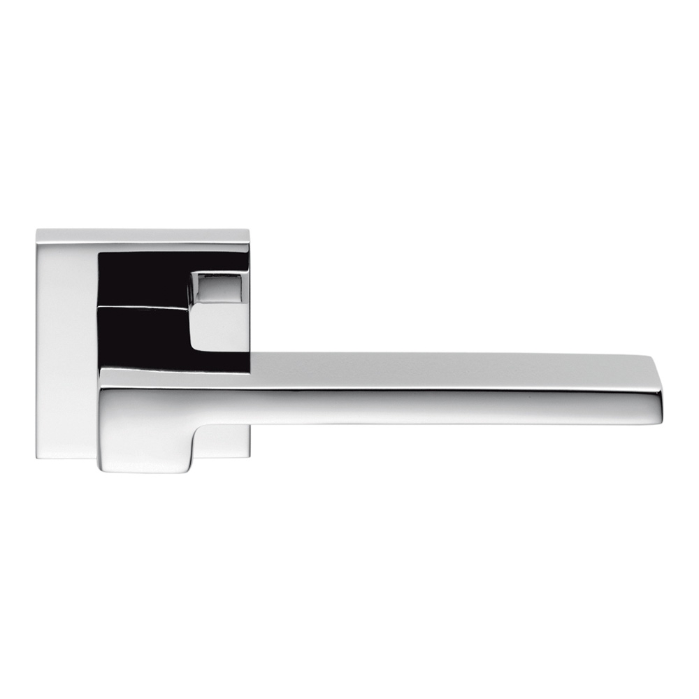 Ellesse Polished Chrome Door Handle on Rosette Studio Bartoli for Colombo Design